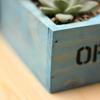 Wooden Succulents Planter Box Desktop Storage Box Retro Rustic Plant Container for Micro Landscape Succulents Small Plants Home Office Decor
