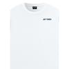 YONEX 253Ts039U White Unisex Coat Line Graphic Short Sleeve T-Shirt