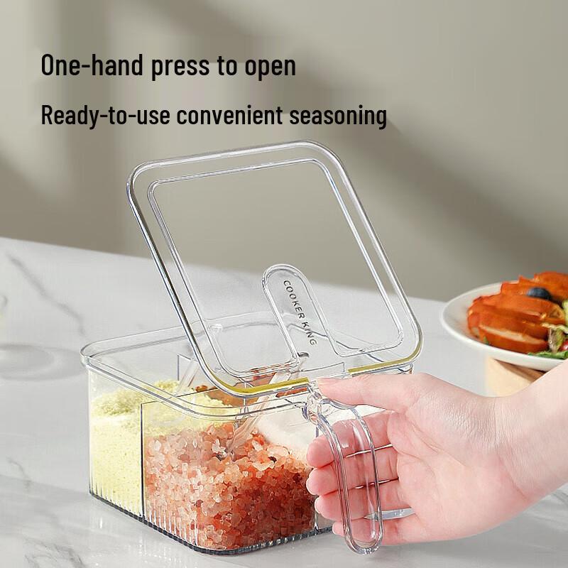 Chahua Mehrfachfach Transparenter Gewürzorganisator