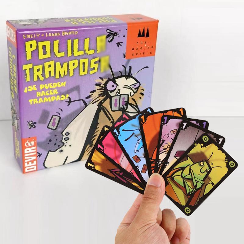 Non-Toxic Royal Card Game Party Game Cheating Moth Board Deck - Family Bluffing Strategy With Poker Elements (2-6 Players Ages 8+)