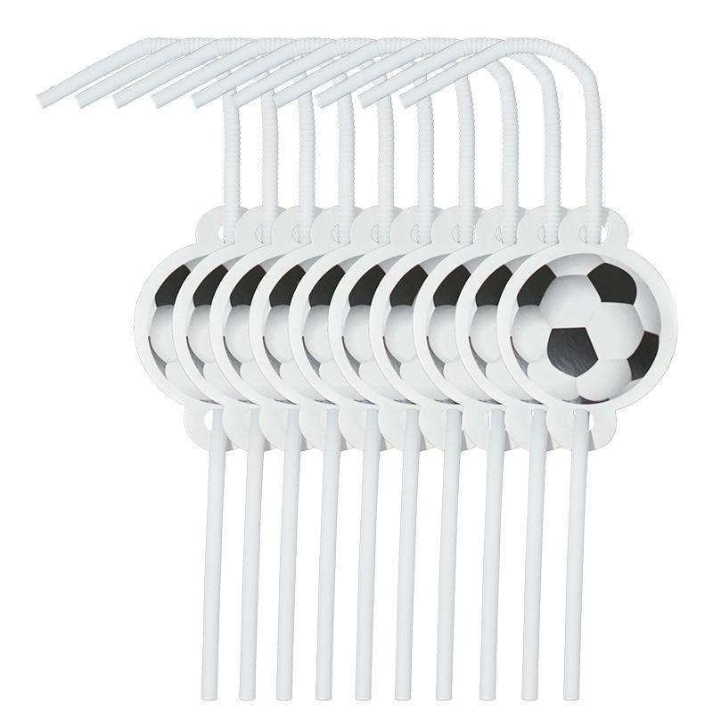 Football Theme Birthday Party Decorations Disposable Tableware Paper Plate Cup Straw Baby Shower Favor Boys Party Supplies Decor