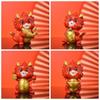 Resin Chinese Zodiac Dragon Statue Handcraft Miniature New Year Ornament National Tide Micro Landscape Mascot Decoration Hoom