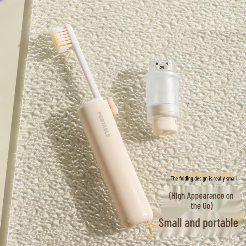 Set Brosse à Dents et Dentifrice Portable - Essentiel de Voyage avec Poils Doux et Rangement