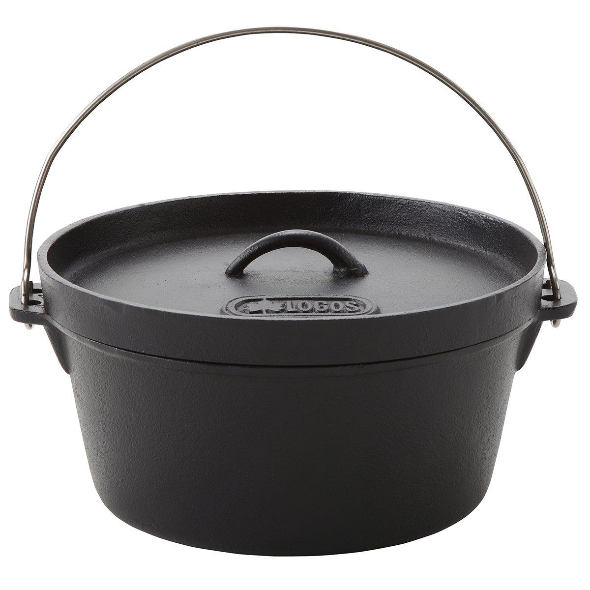 

Logos SL Голландская печь глубокая 81062232 Кемпинг На открытом воздухе 12 дюймов (с сумкой) чёрный