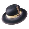 Cappello da Cowboy in Lana Tibetana Cappello da Gentleman Occidentale in Feltro Traspirante Cappello Jazz da Uomo Invernale
