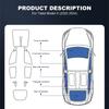 Solar UV Protector Summer Tint Film For Tesla Model X ModelX 2025 2025 2025 Car Front Rear Side Window Accessories