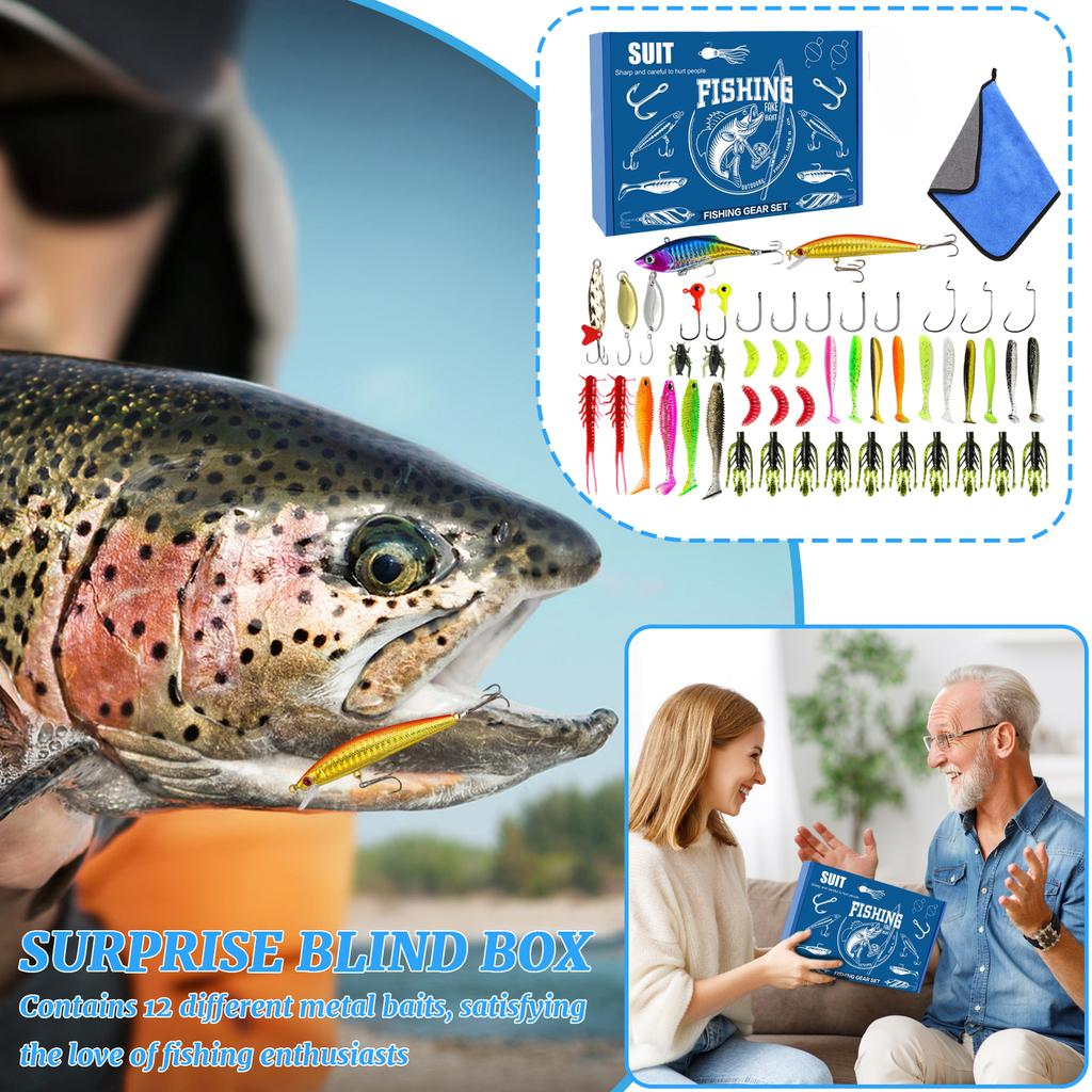 Luya Mysterious Fishing Equipment All Fishing Kits Big Mouth Bass Small Mouth Bass Troutbait Fishing Set