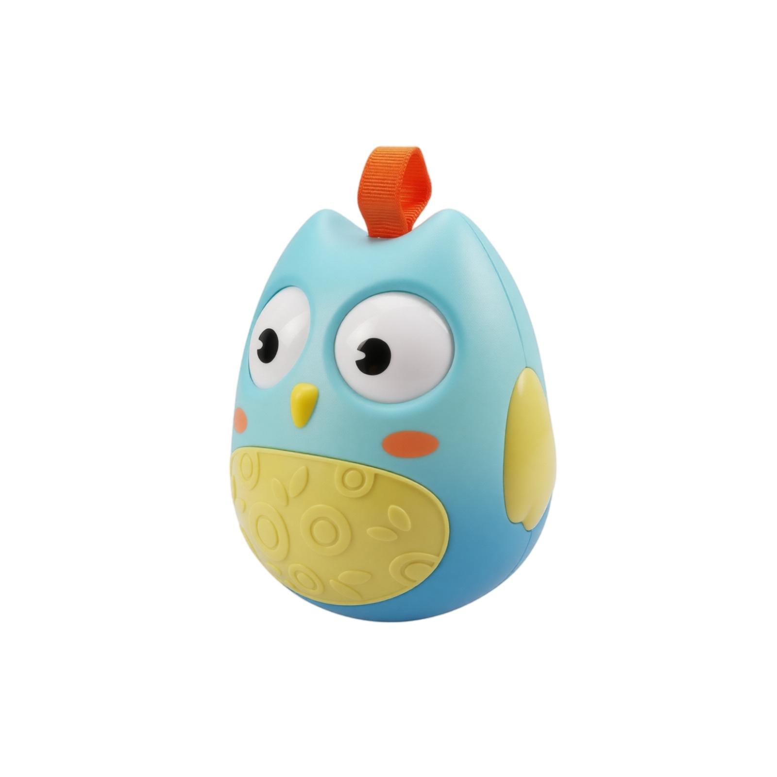 ABS Owl Shaped Rattle Toy for Infants and Toddlers Baby Safe Non-Toxic Durable Material Lightweight and Easy to Hold Developmental Sensory Toy One Size