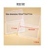 Model 333: Outer dimensions 10.5 x 7.2 x 1.7 cm – transparent
