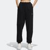 Adidas FW22 Solid Color Logo Print Mid-Rise Jogger Pants Women Bottoms Black IA6762