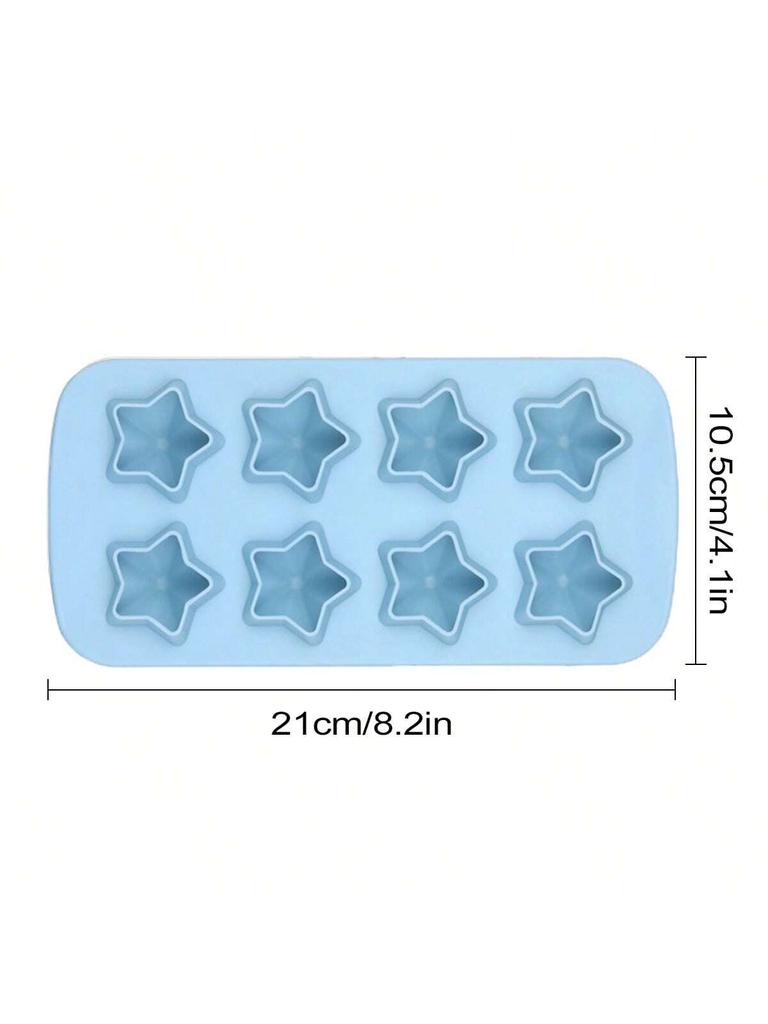 Leeseph Five Star Ice Lattice, Silicone Creative Three Dimensional Ice Grid Ice Model,Reusable Ice Lattice for Party Summer