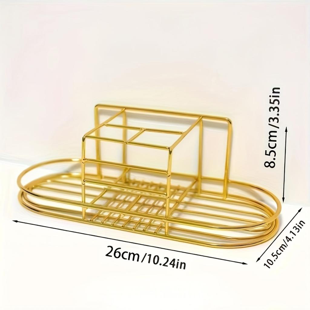 Easy Install Stainless Steel Toothbrush Toothpaste Holder - Wall-Mounted Multi-Functional Bathroom Organizer For And Organ