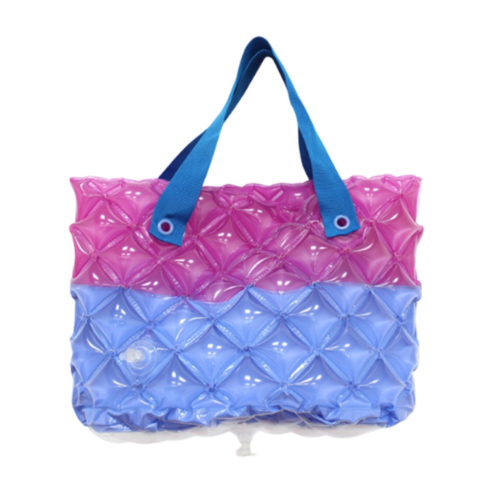 

Inflatable Beach Bag Waterproof Storage Tote Lightweight Portable Large Capacity Travel Organizer for Outdoor Activities and Water Sports One Size