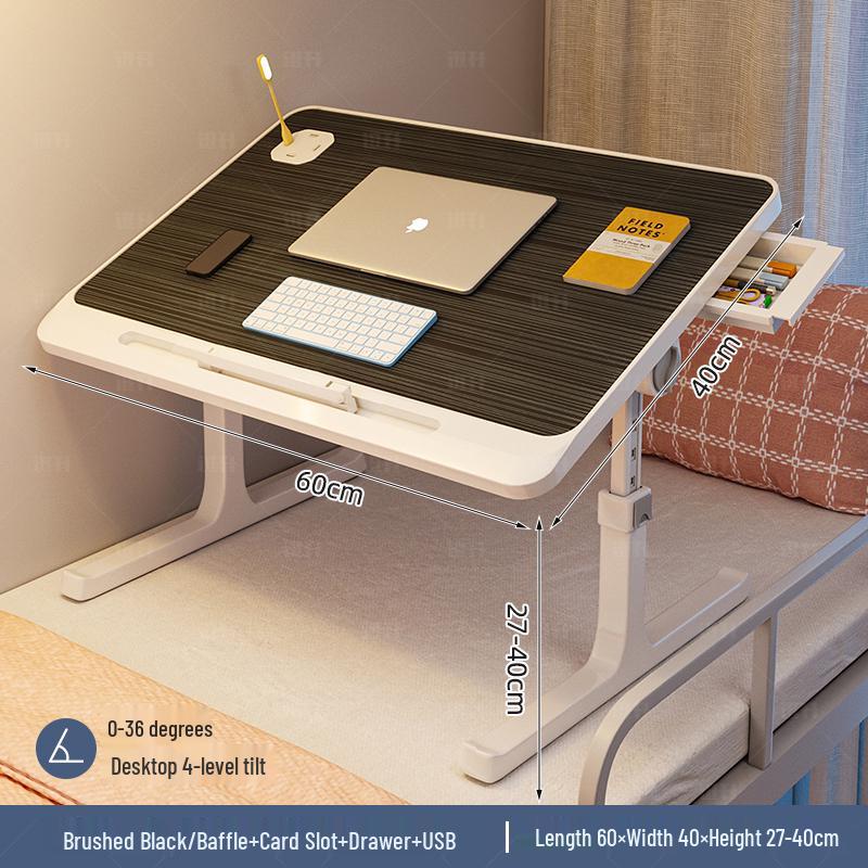 Foldable Bedside Table for Reading, Writing, and Computing - Ideal for Students and Dorms