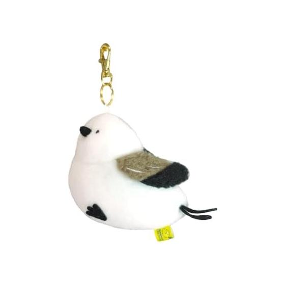 Sunlemon Powabiyori Key Chain Shimaenaga 12.5 X 8 X 15 Cm Bag Charm Keychain Wool Style Fabric Cute Bird Healing P-1863