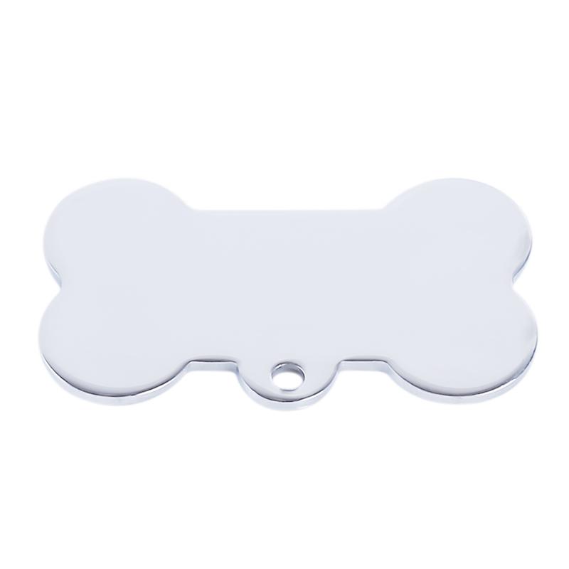 Portachiavi Personalizzato con Medaglietta ID per Cane Gatto Animale Domestico Inciso Nome ID Animale per Collare Cane Cucciolo Gatto Ciondolo Portachiavi Osso Accessori per Animali Domestici