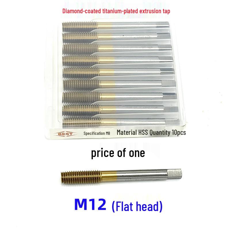 Premium Cobalt-Plated Titanium Extrusion Tap Set: M2-M16 Sizes