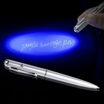 Creative Magic LED UV Light Ballpoint Pen Invisible Ink Pen Secret Writing Toy