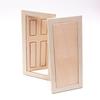 Retro Style 1/12 Scale Dollhouses Bathroom Classical Door Bathroom For DIY Room Decorations