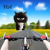 Funny Vehicle Wobble Decor Cute Cat Car Dashboard Decorations with Spring Swing Design, 2D Flat Acrylic Kitten High Elastic Ornaments, Stable