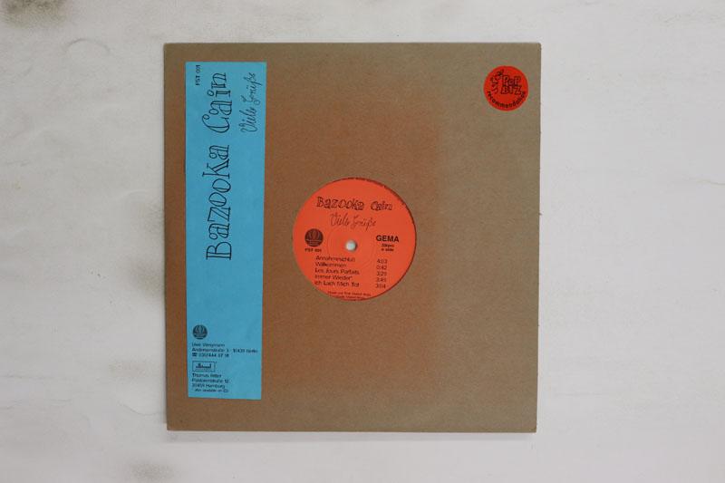 

10inch Record BAZOOKA CAIN Viele GruBe FST001 Firestation To 1998 Germany Rock Used