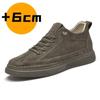 Scarpe Rialzate in Vera Pelle per Uomo Scarpe Elevator Aumento di Altezza Calzature Sneakers Casual di Lusso da Uomo Scarpe da Skate