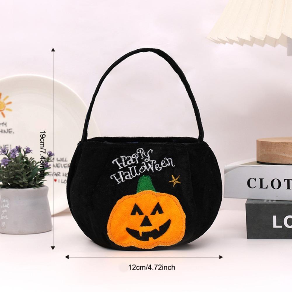Ghost Halloween Candy Bag Gifts Pouch Halloween Candy Bucket Portable Snack Storage Bag Gift Style 4