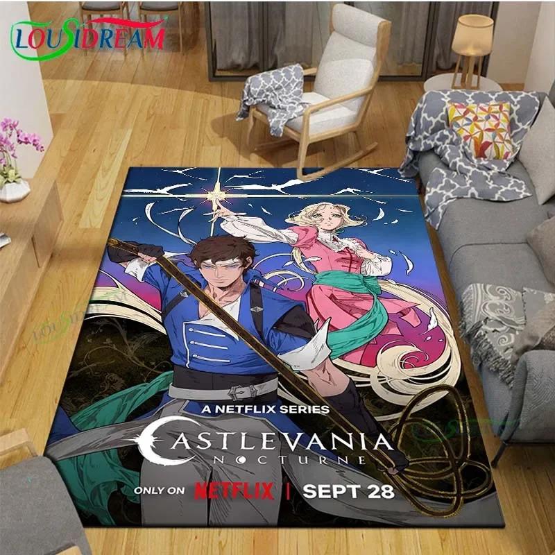 2025 Game C-Castlevania Dracula Carpet Living Room Bedroom Bedside Mat Fashion Floor Mat Area Rug Door Mat Bedroom Decoration 40x 60cm