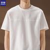 ROMON Men's Solid Color Short Sleeve Casual T-Shirt