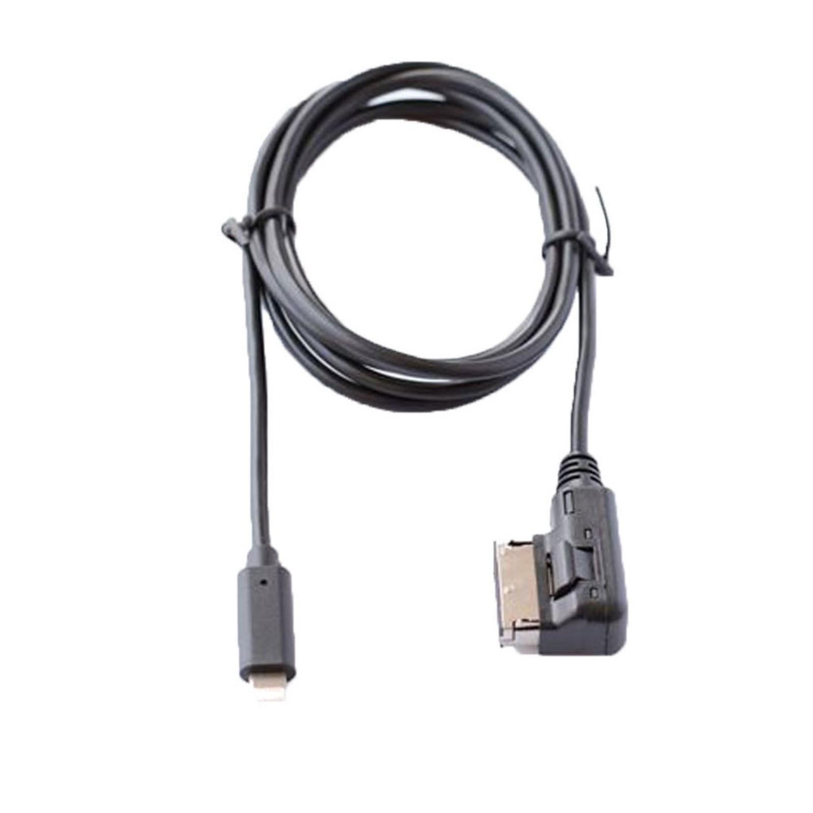 

Музыкальный зарядный порт AUX адаптерный кабель AMI MDI One Size чёрный