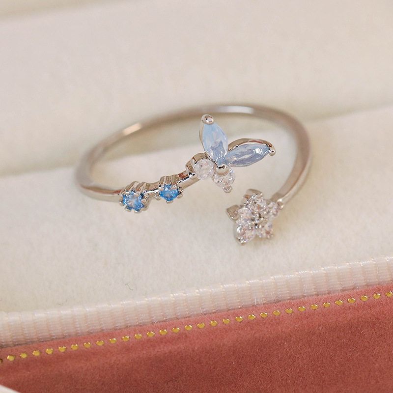 Niche Style Micro Inlaid Zircon Stylish Hand Jewelry Geometry