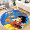 1pcDragon Ball Z Goku Office Round Area Rug, Indoor Mat Suitable For Office, Bedroom Living Room Home Decor, Room Deco,  Offic a0928101
