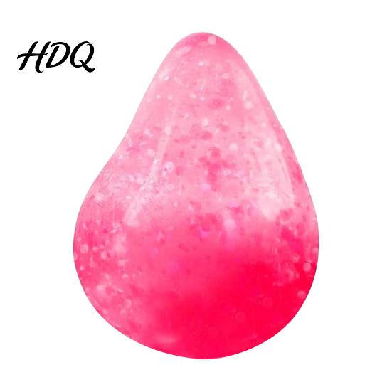 Relaxation Desk Toy Water Drop Stress Relief Toy, Anxiety Reduction Waterdrop Sensory Clear Finger Exercise Pinch Fidget Portable Decompression Ball
