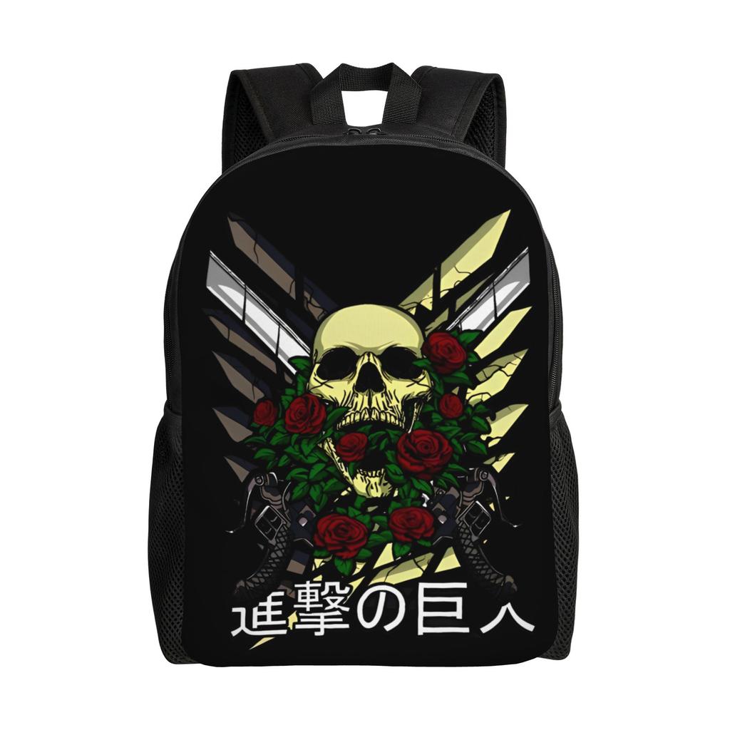 Wings of Freedom Shingeki No Kyojin  Anime Backpack Fashion High School Work Daypack Attacks on Titans Laptop Shoulder Bag Gift