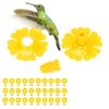 30Sets Bright Colors Hummingbird Feeder Flowers Durable Hanging Feeder Replacement Garden Use