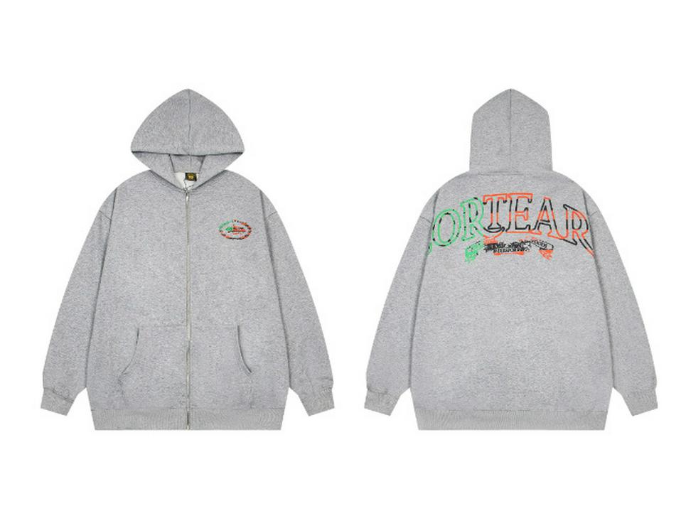 Chaqueta de Invierno Acolchada de Plumas Corteiz Alcatraz con LOGOTIPO Bordado