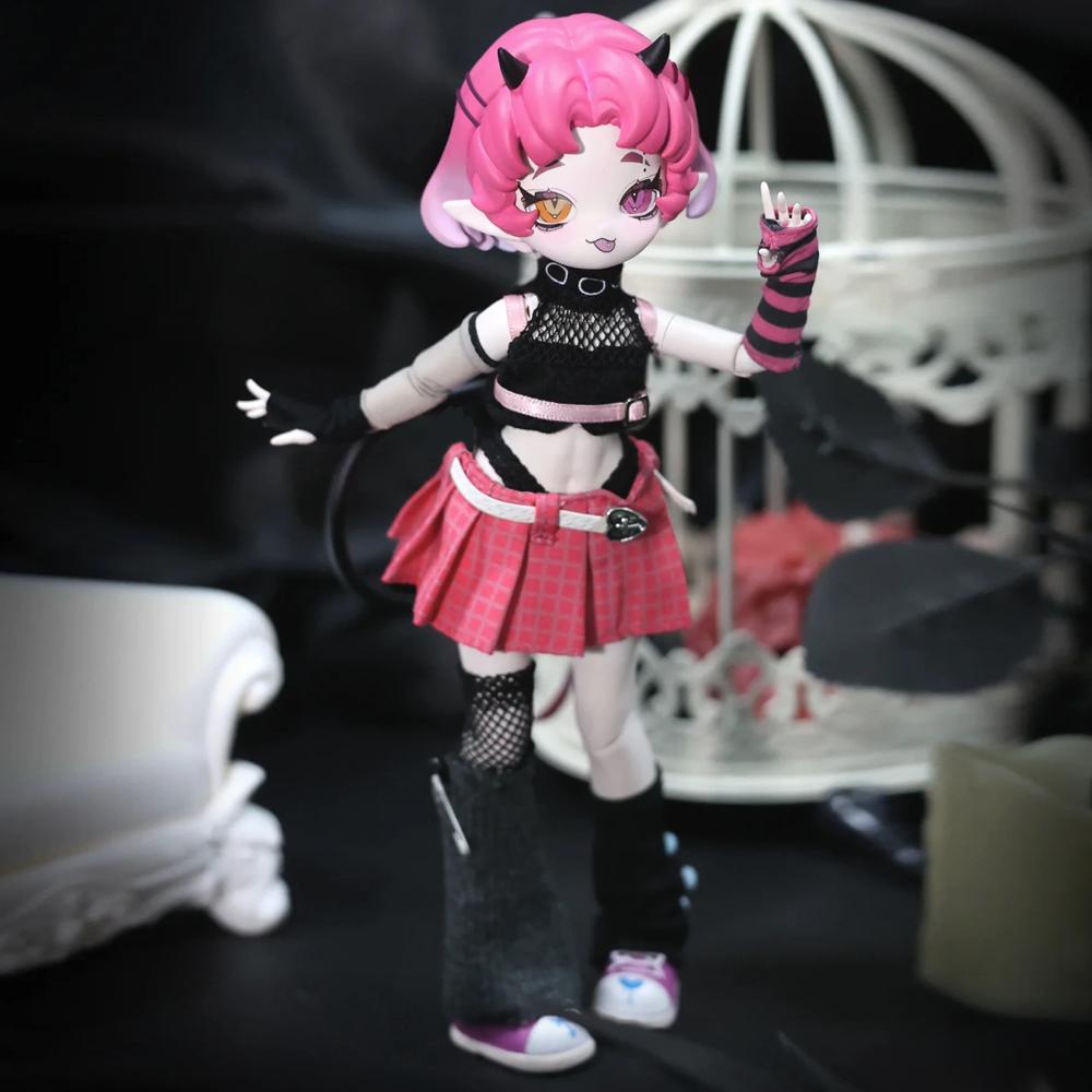 Na stanie Oryginalne Diabelskie Rogi Bjd Blind Box 1/8BJD Ruchoma Lalka Ozdoba Kreatywna Modna Zabawka Wykwintna Lalka Chłopcy Dziewczynki Prezenty