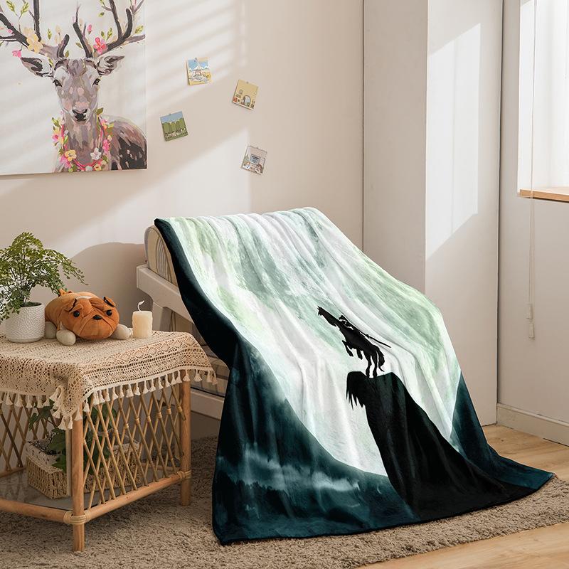 Cartoon Double-Sided Flannel 3D Digital Printing Blanket Blanket