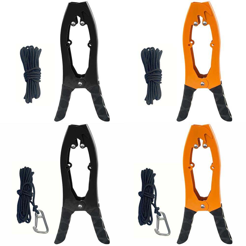 Canoe Anchor Grip with Paracord Brush Clamp Anchor Kayaks Anchor Grip for Fishing Boating and Camping