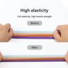 Cordones elásticos de colores con cierre a presión y sin lazos para zapatillas de deporte de 8 mm de ancho para niños y adultos