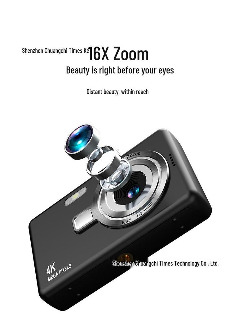 Cross-Border HD Mini Digital Camera for Students & Children's Photography