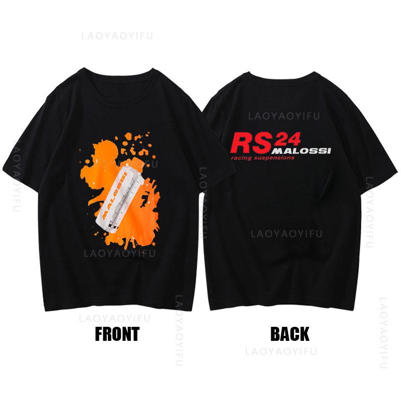 Gorąca Sprzedaż Nowa Moda Motyw Malossi 100%Bawełna Letnia Odzież Uliczna Krótki Rękaw T-Shirt Y2k Śmieszna Koszulka Unisex Graficzna Siłownia