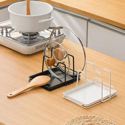 19x15.8x13cm Pan Lid Organizer Cutting Boards Rack Rustproof Stand Holder Pot Lid Organization Shelves for Dishes Home Cookware