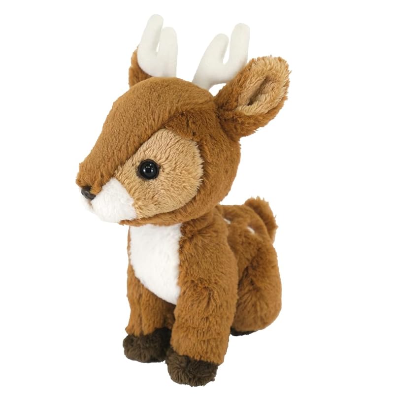 SunLemon Fluffy's Deer (Male) Small 11 x 14 x 19cm Plush Animal