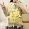 Schoolbagins Drawstring Mini Backpack Women's 1011 New Korean Versatile Lightweight Travel Handbag Commuter Bag