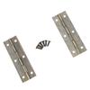50 Pcs Door Hinge 58x19mm Vintage   Hvy Duty Iron Folding Butt Hinge for Sewing NaMachine Table Cabinet