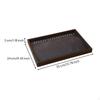 Jewelry Display Tray WoodLook Necklace SoftLined Storage Box for Collectors, Drawer,