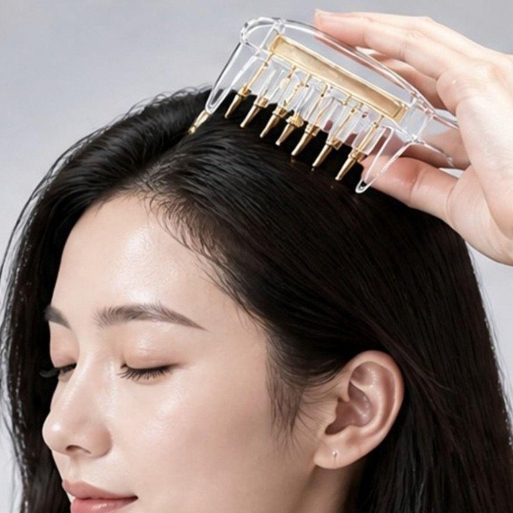 Multi-Function Mini Portable Head Applicator Massage Guide Liquid Comb Barber Shop Salon