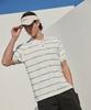 KANDINI Cream (Dark Navy) Signature Color Block Visor Hat