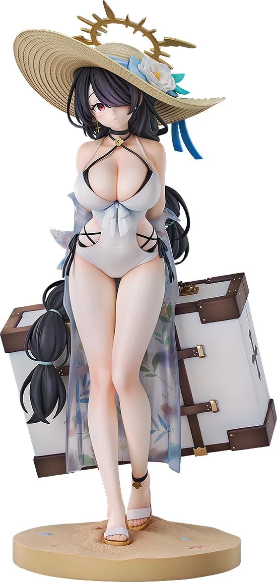 

Blue Archive Hinata Scale Plastic Painted Finished Figure [Swimsuit] 1/6 белый